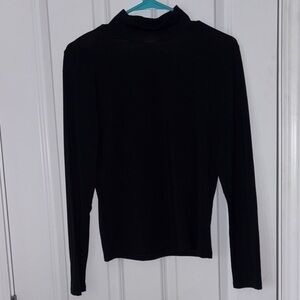 Abercrombie & Fitch Seamless Long-Sleeve Cropped Mockneck Top